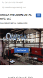 Mobile Screenshot of omegametalmfg.com